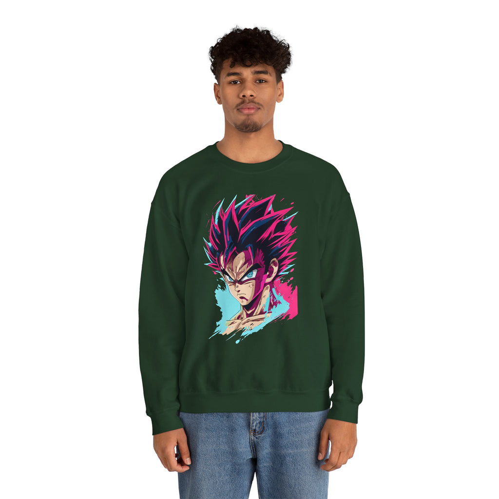 Anime-Inspired Crewneck Sweatshirt