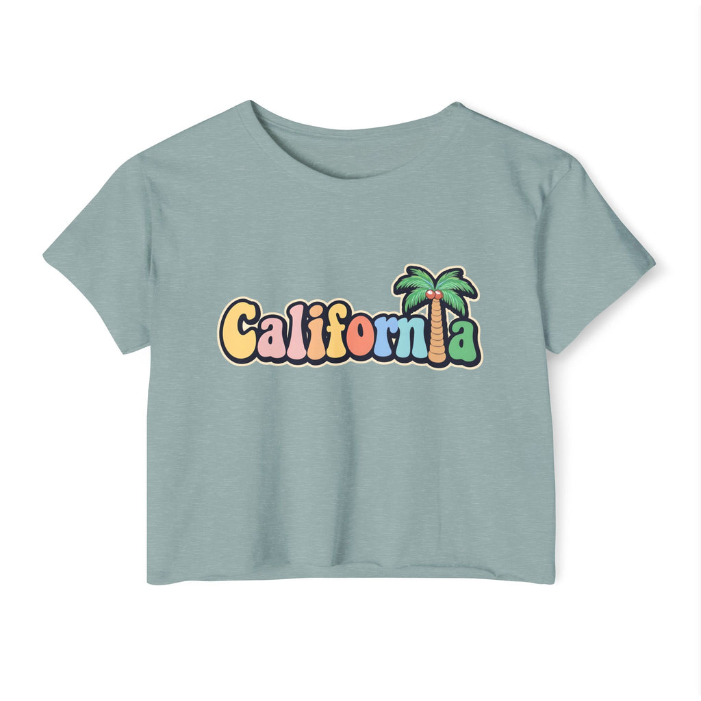 California Palm Tree Cropped Tee
