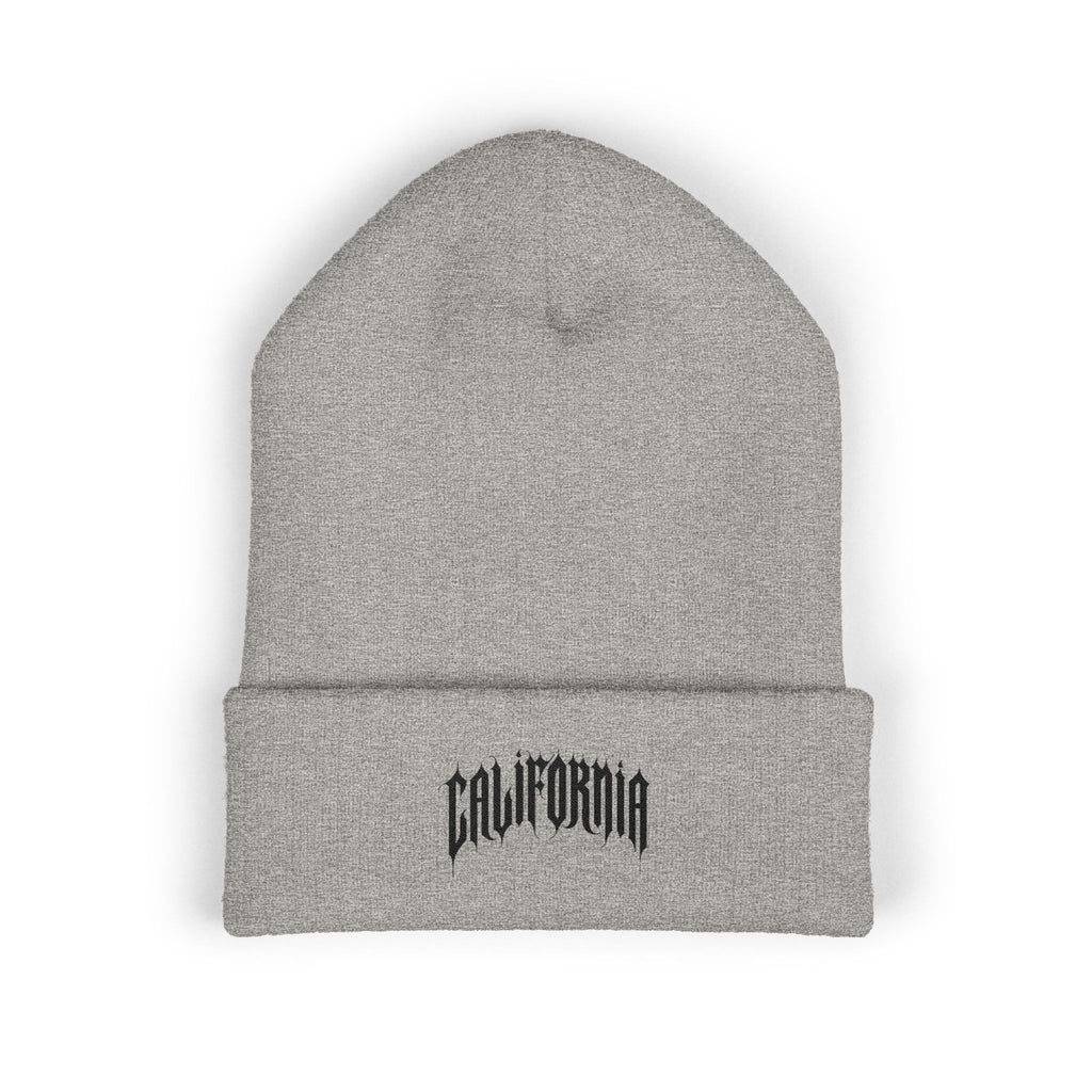 California Embroidered Cuffed Beanie