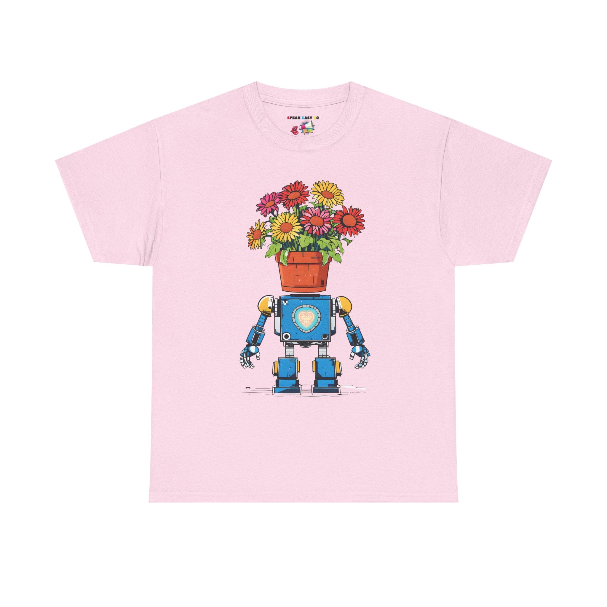 Robot Flower Power Tee