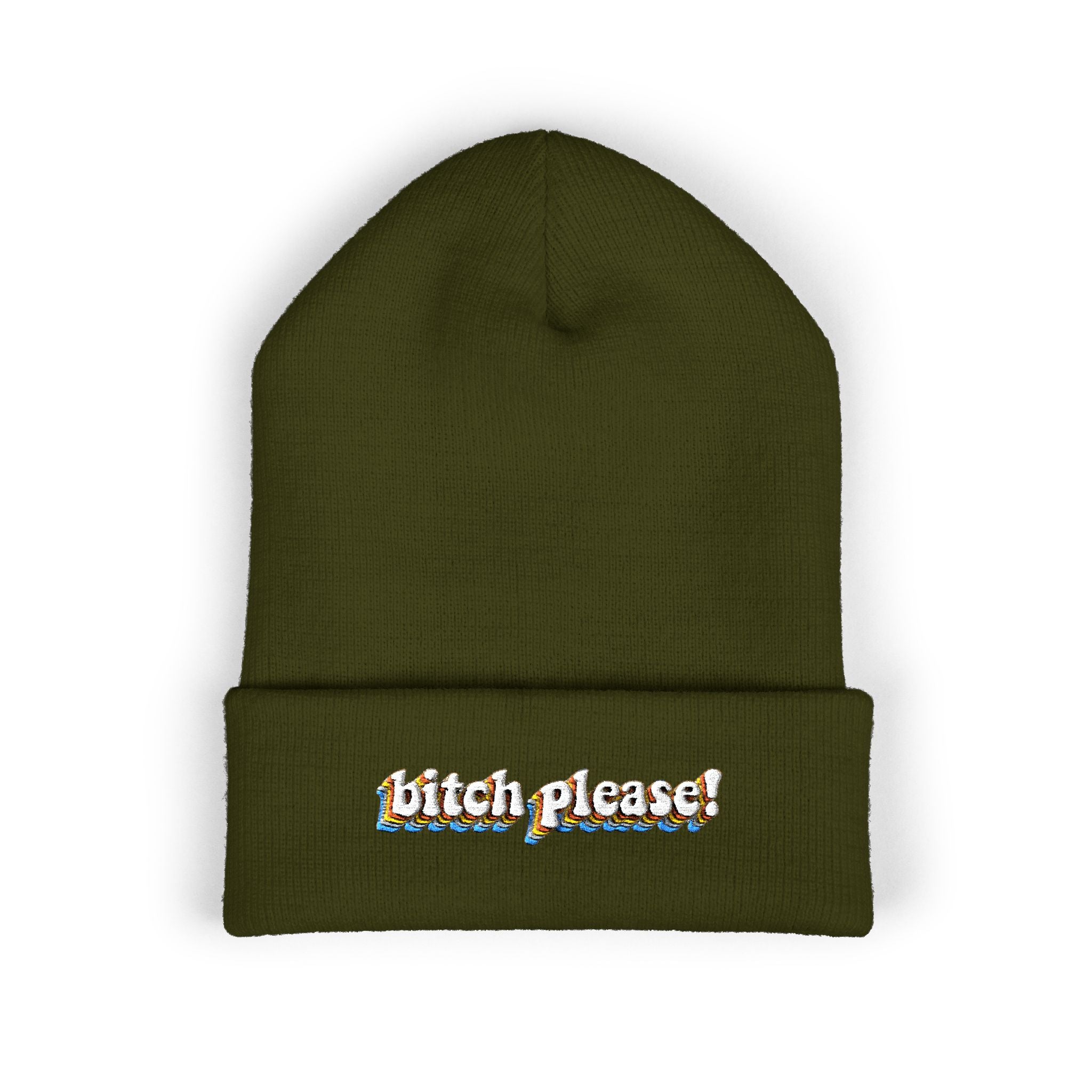 Bitch Please!-Embroidered Beanie