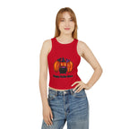 "Happy Hallo-Ween" Hotdog Witches Cropped Tank Top