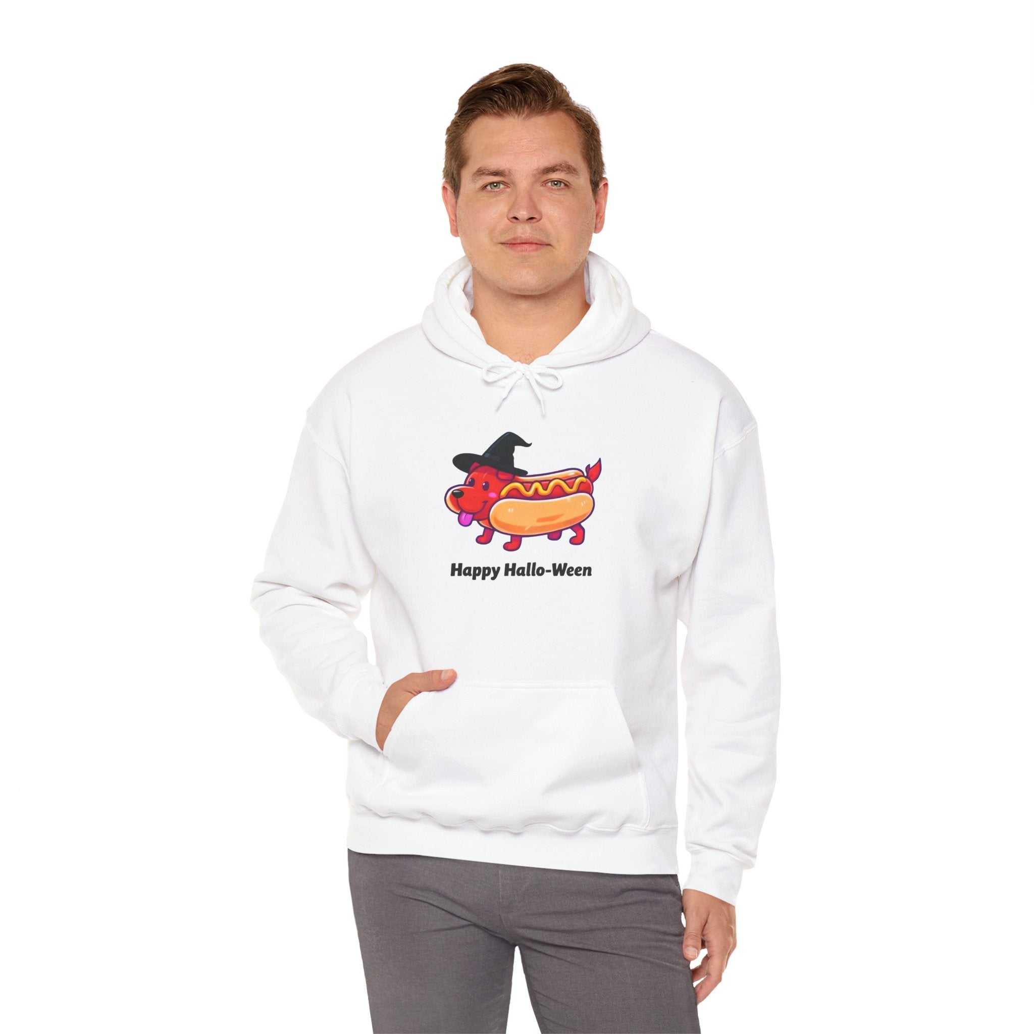 "Happy Hallo-Ween" Hotdog Costume Hoodie
