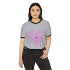 Spiderweb Heart Ringer Tee