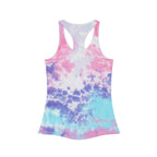 Afro Tie-Dye Racerback Tank