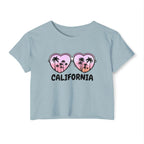 California Glasses Cropped Tee