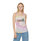 California Palm Tree Tie-Dye Racerback Tank