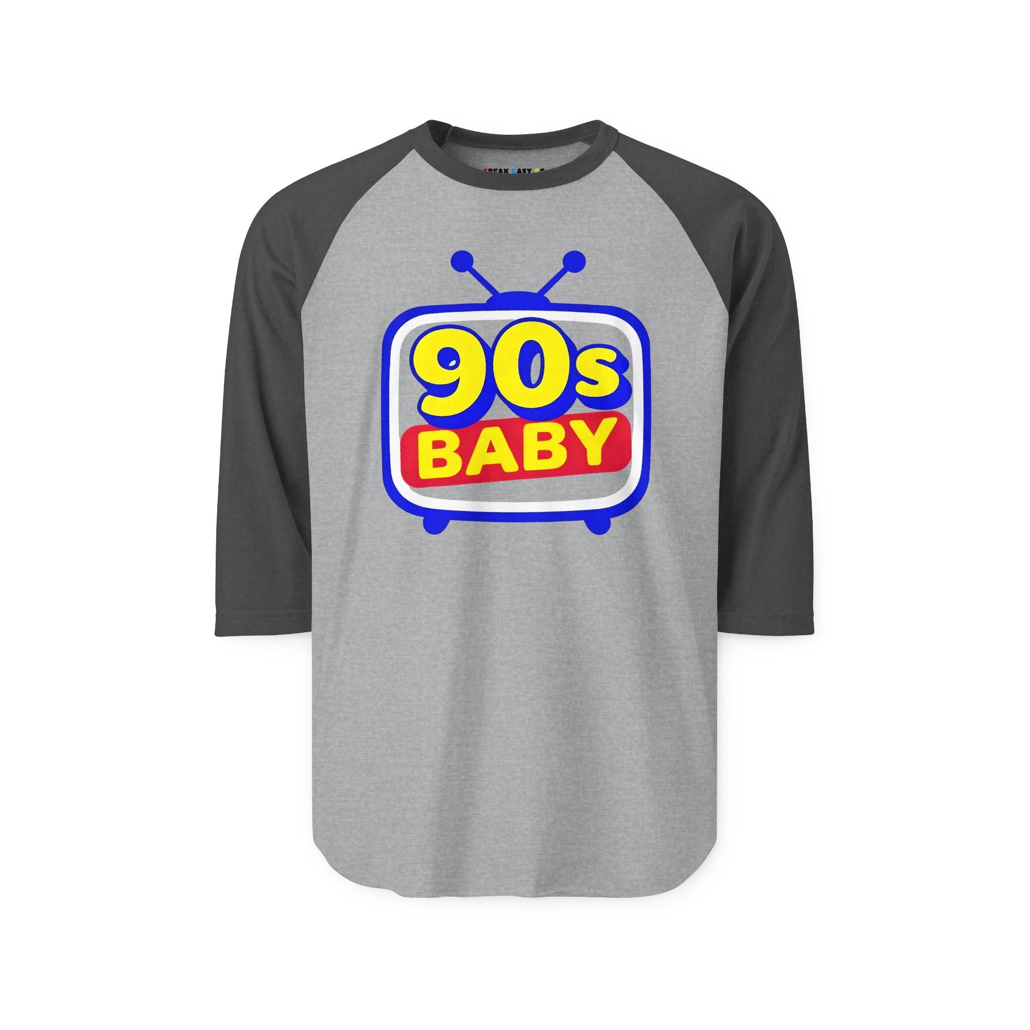 90s Baby Three Quarter Sleeve Raglan T-Shirt