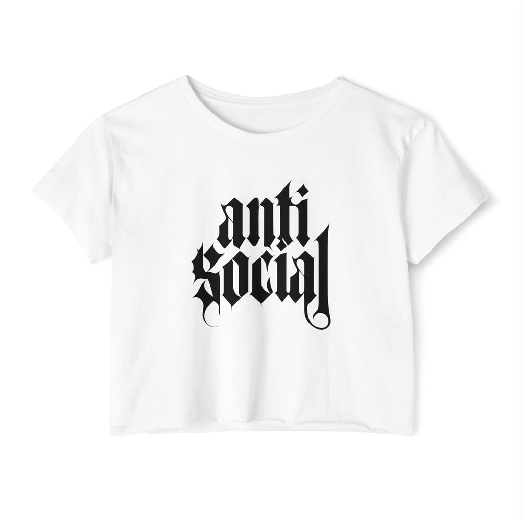 Anti-Social Crop Top