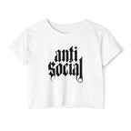 Anti-Social Crop Top