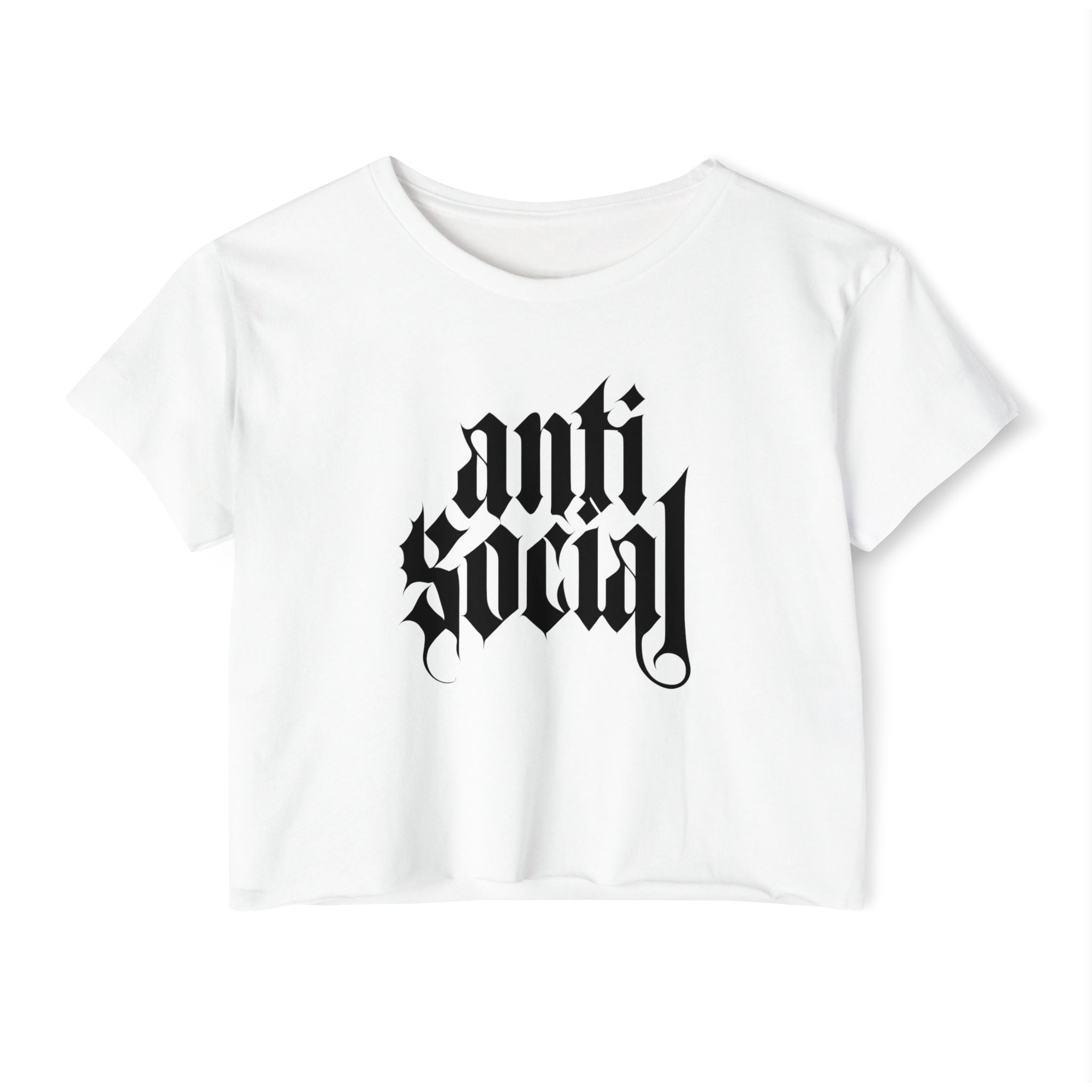 Anti-Social Crop Top