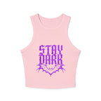 "Stay Dark" Cropped Tank