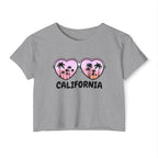 California Glasses Cropped Tee
