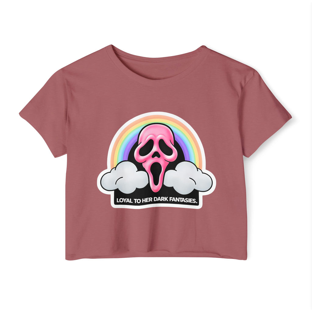 Ghostface Crop Top