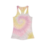 "Happy Hallo-Ween" Hotdog Witches Tie-Dye Racerback Tank
