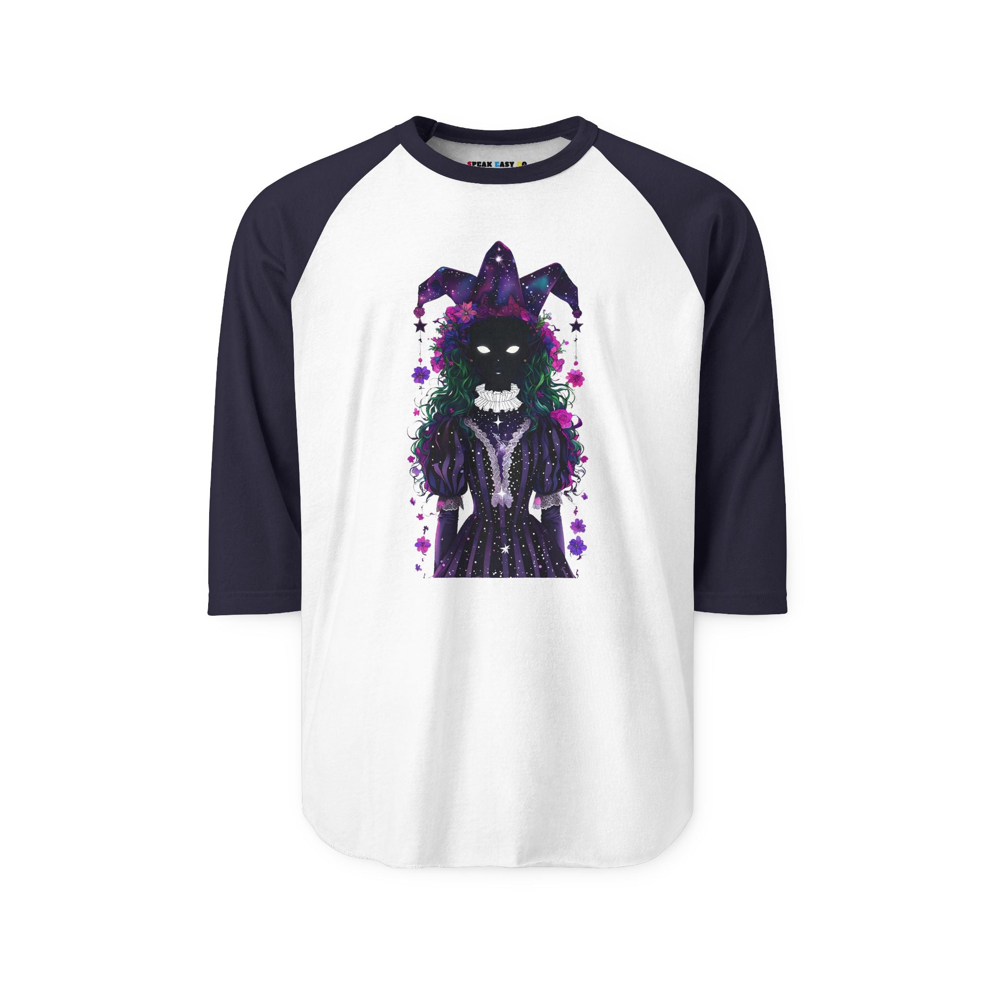 Mystical Joker 3/4th Sleeve Raglan Shirt