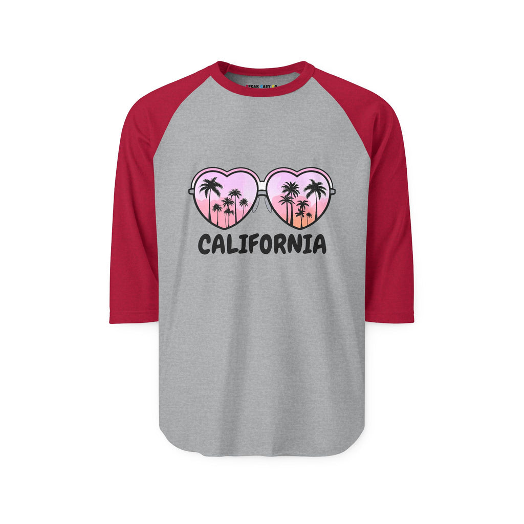 California Glasses 3/4th Sleeve Raglan Shirt