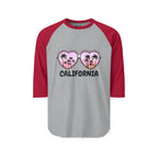 California Glasses 3/4th Sleeve Raglan Shirt