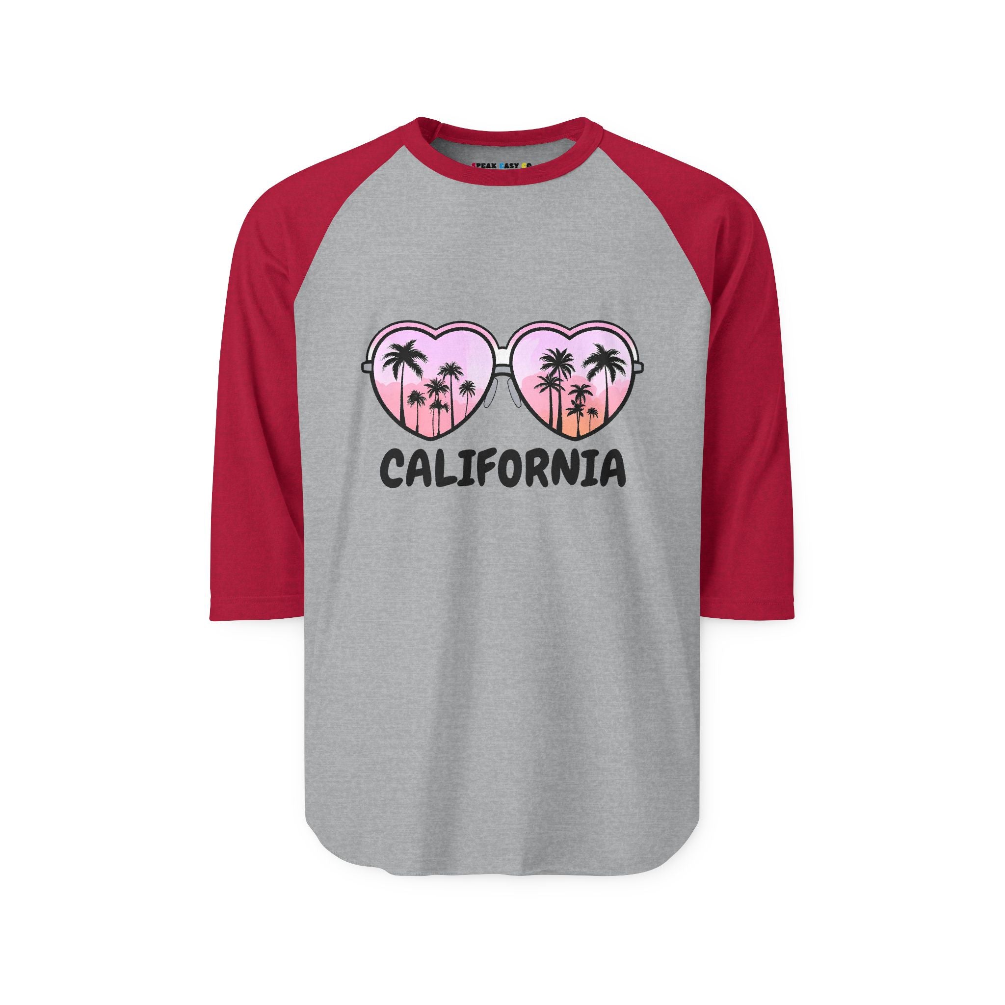 California Glasses 3/4th Sleeve Raglan Shirt