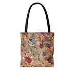 Floral Print Tote Bag