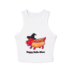 "Happy Hallo-Ween" Hotdog Costume Racer Tank