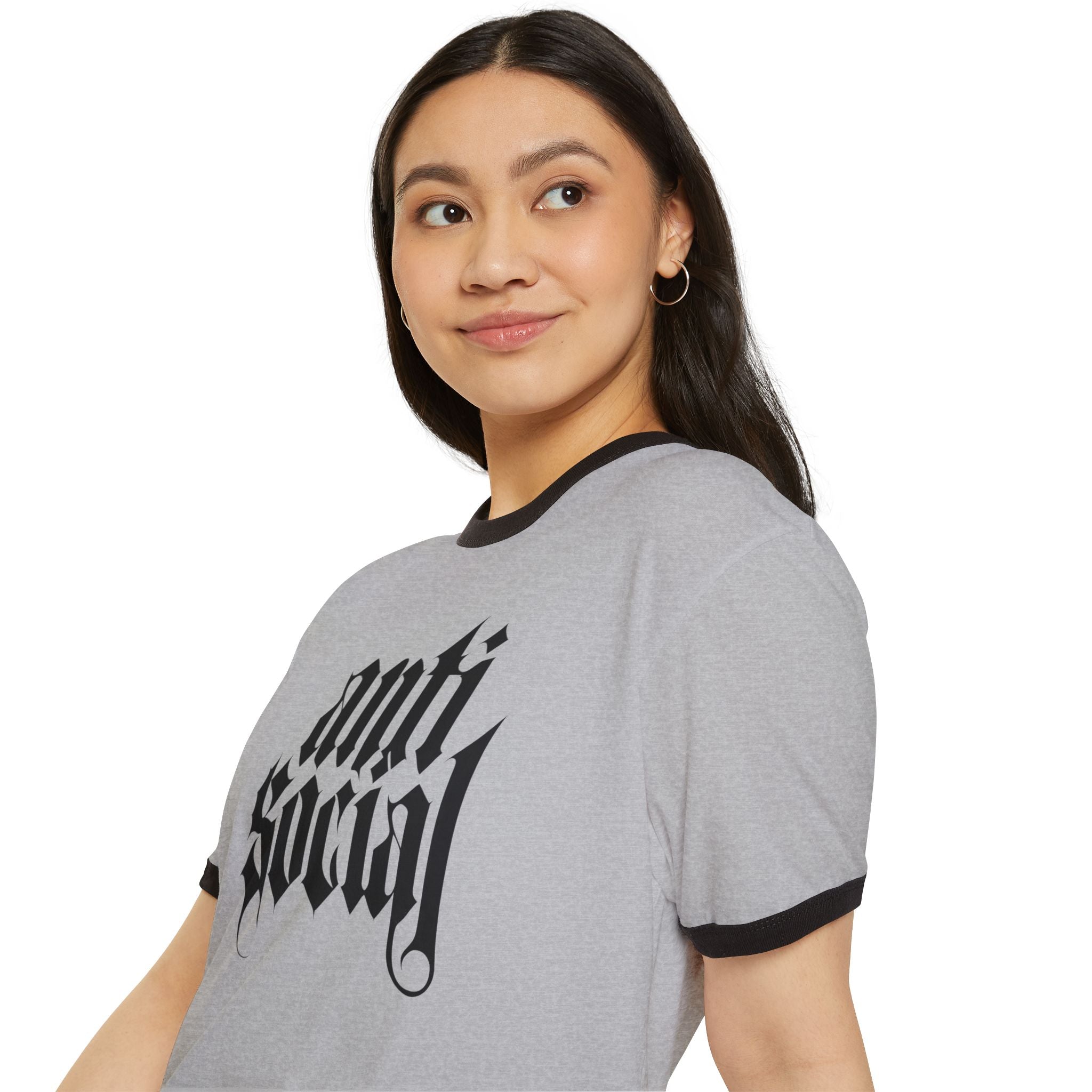 Anti-Social Ringer T-Shirt