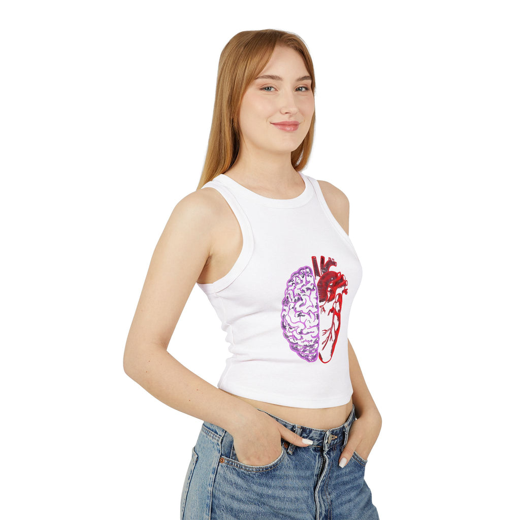 Heart & Brain Cropped Tank