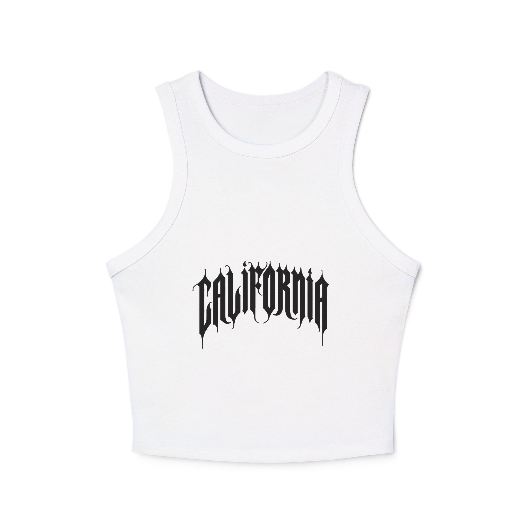 California Cropped Racer Tank