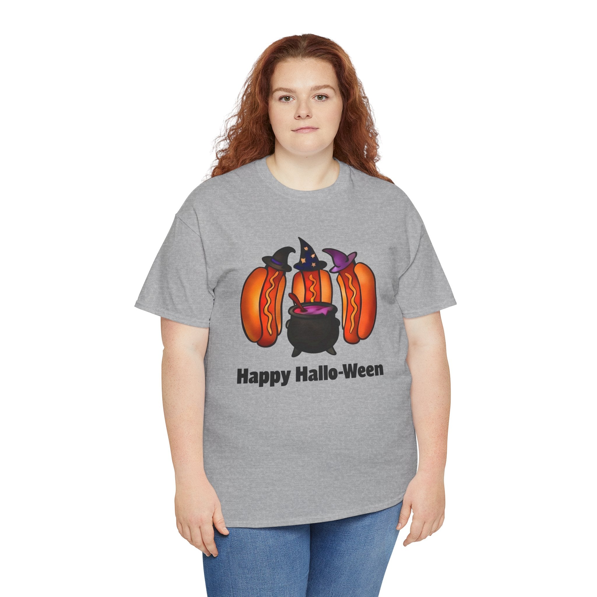 "Happy Hallo-Ween" Hotdog Witches Tee