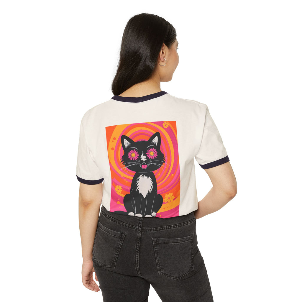 Ringer Tee-Disco Kitty
