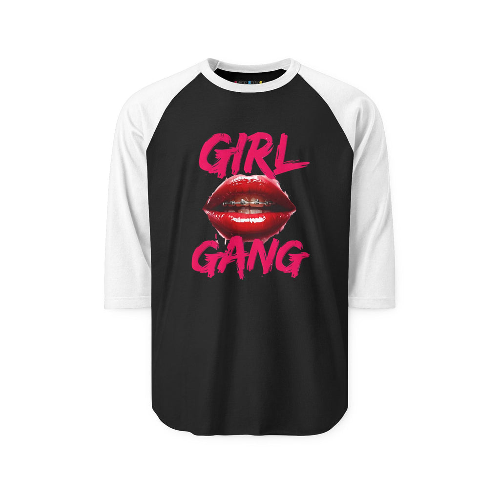 "Girl Gang" 3/4th Sleeve Raglan Shirt