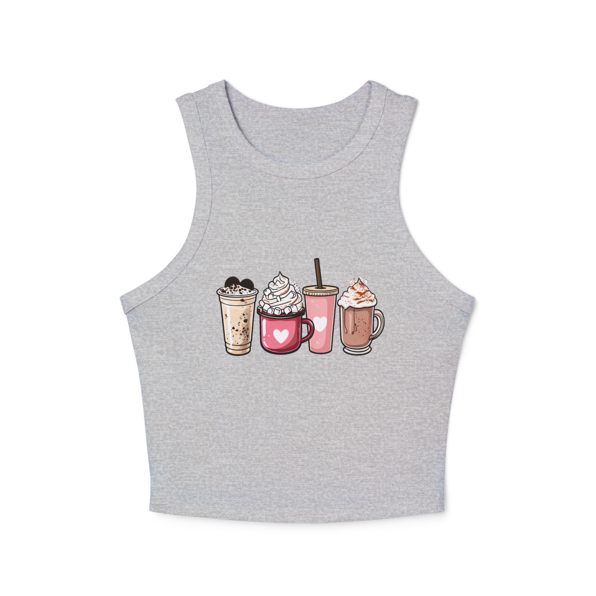 Coffee Lovers Cropped Tank