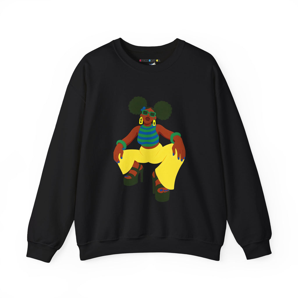 Afro Puffs Crewneck Sweatshirt