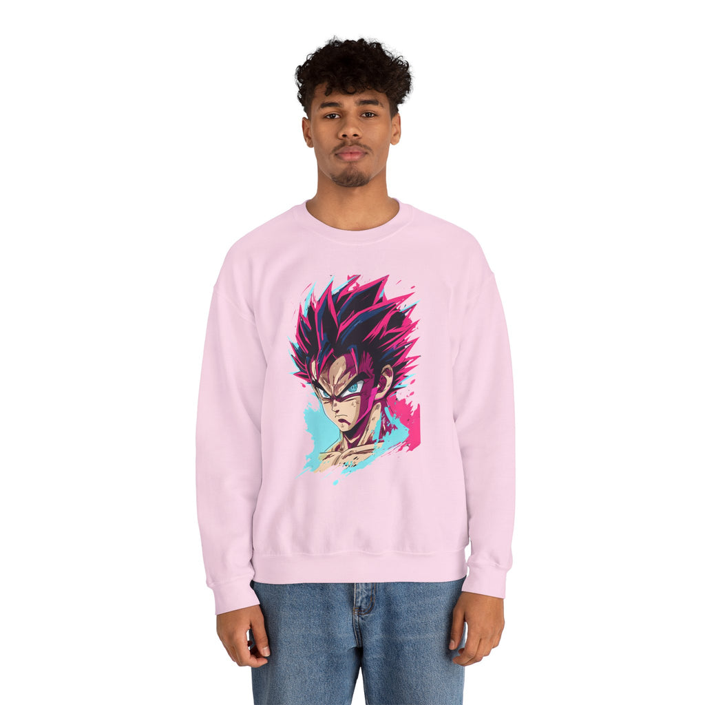 Anime-Inspired Crewneck Sweatshirt