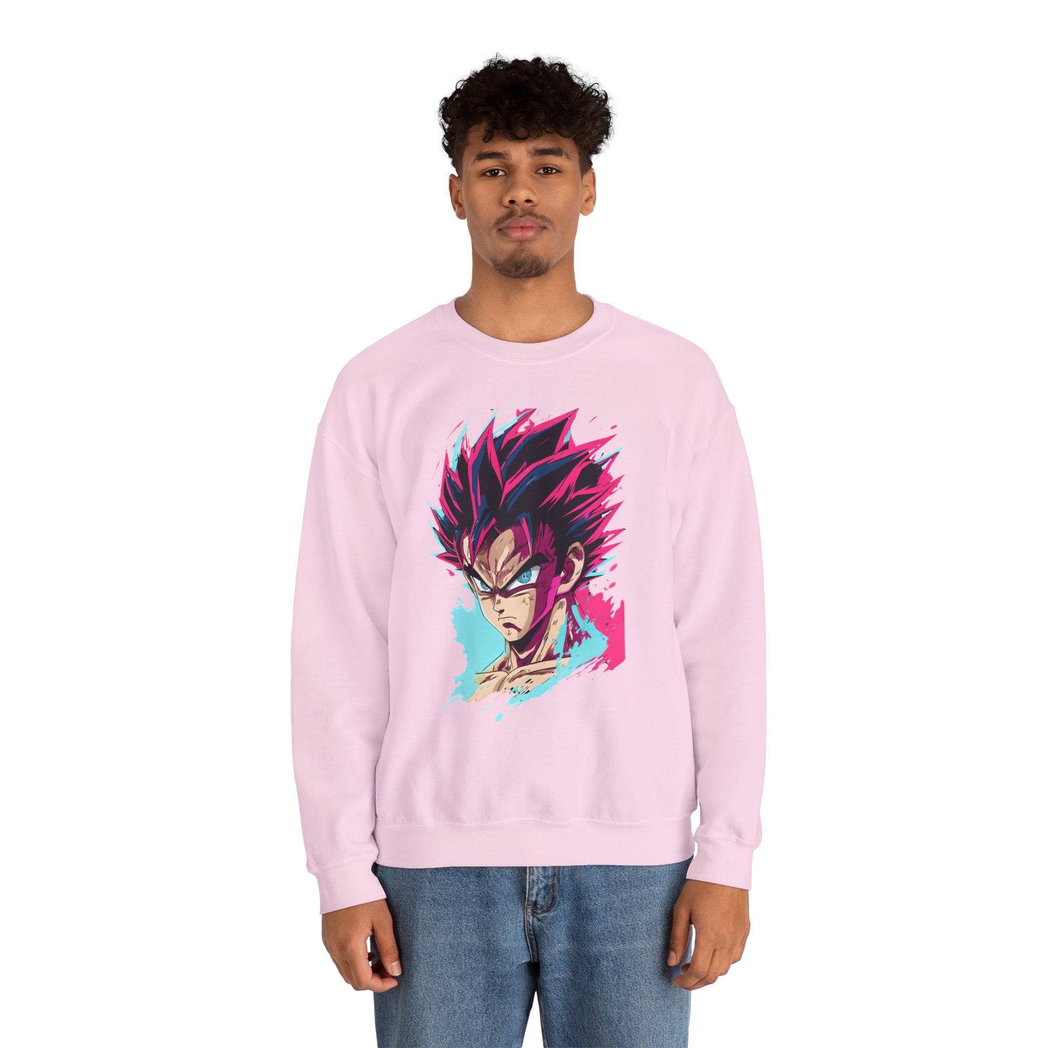 Anime-Inspired Crewneck Sweatshirt