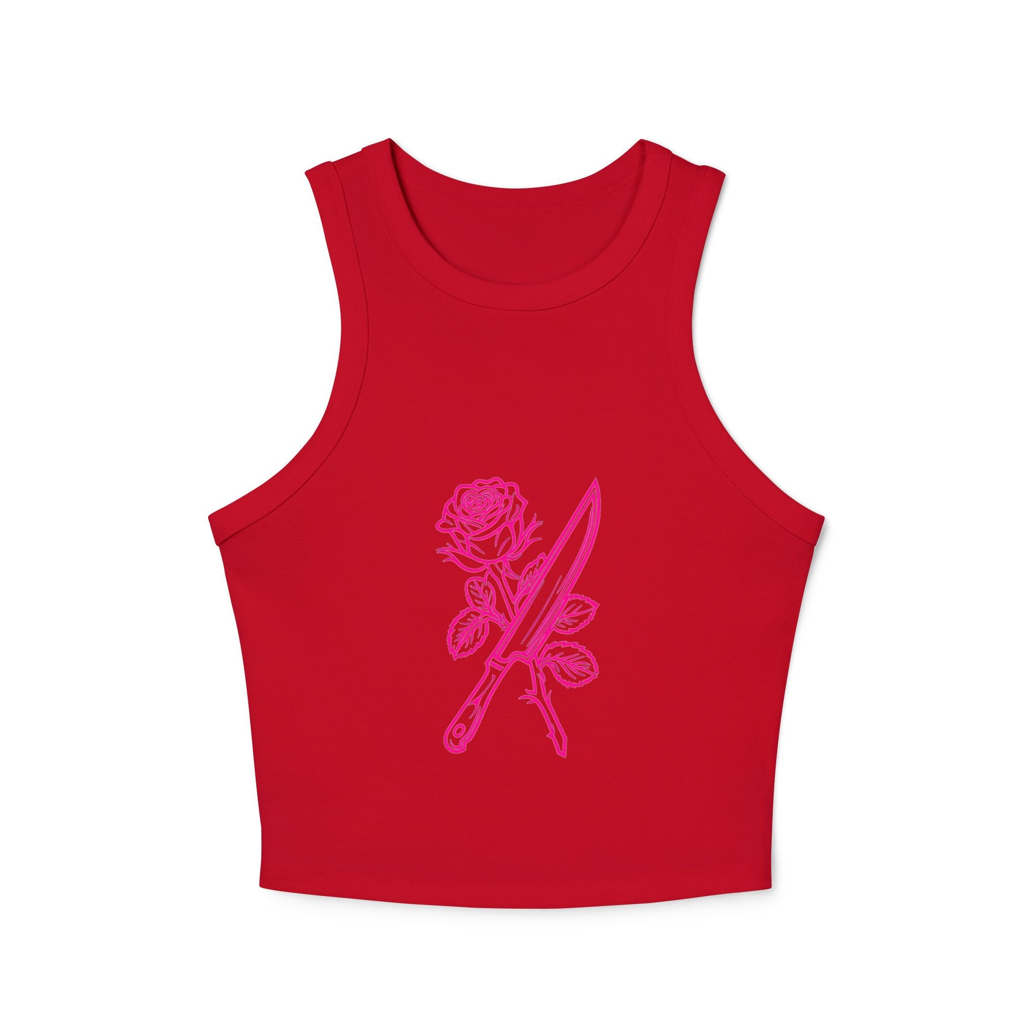Rose & Knife Cropped Tank