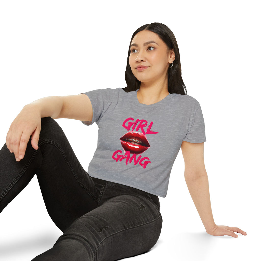 "Girl Gang" Cropped Tee