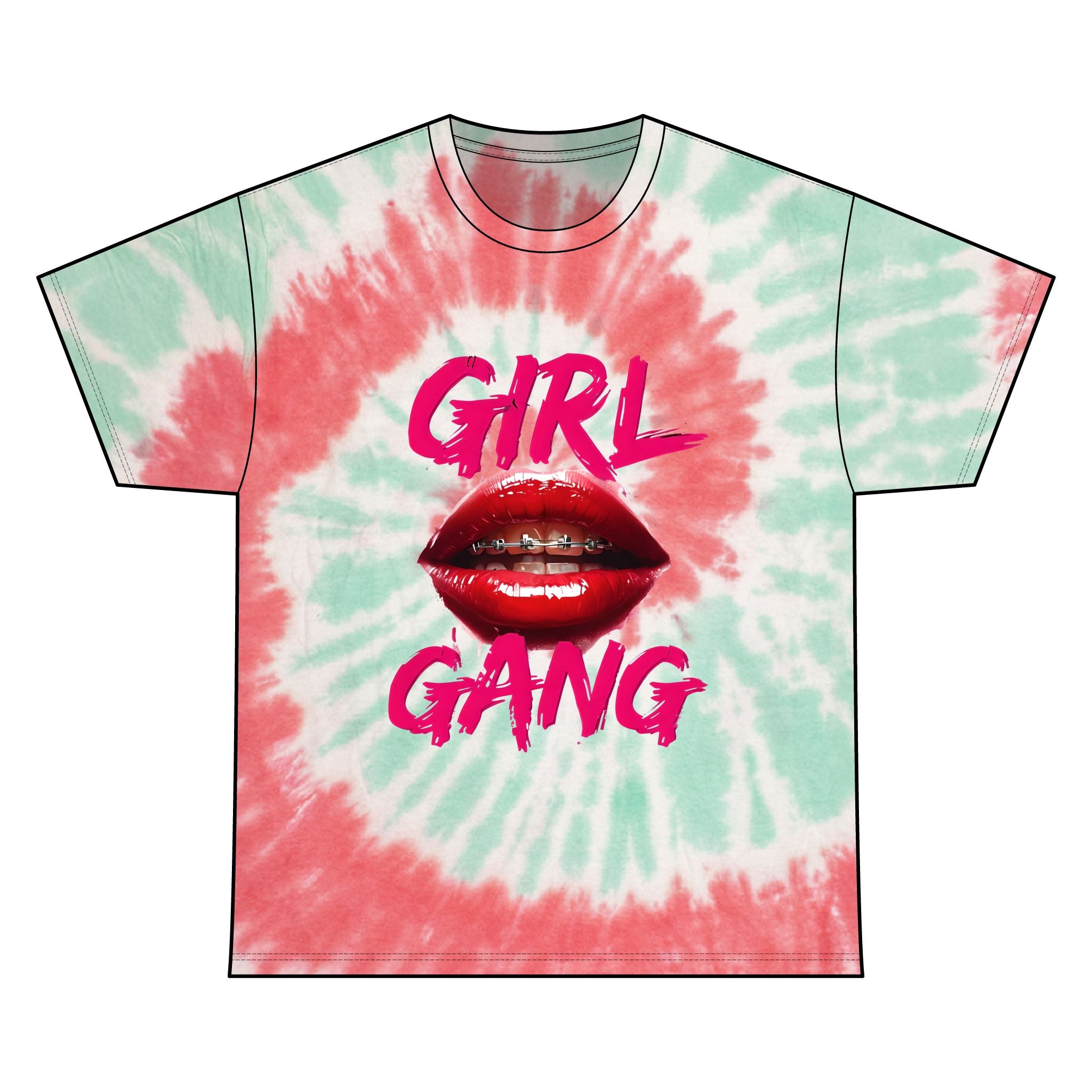 "Girl Gang" Tie-Dye Tee