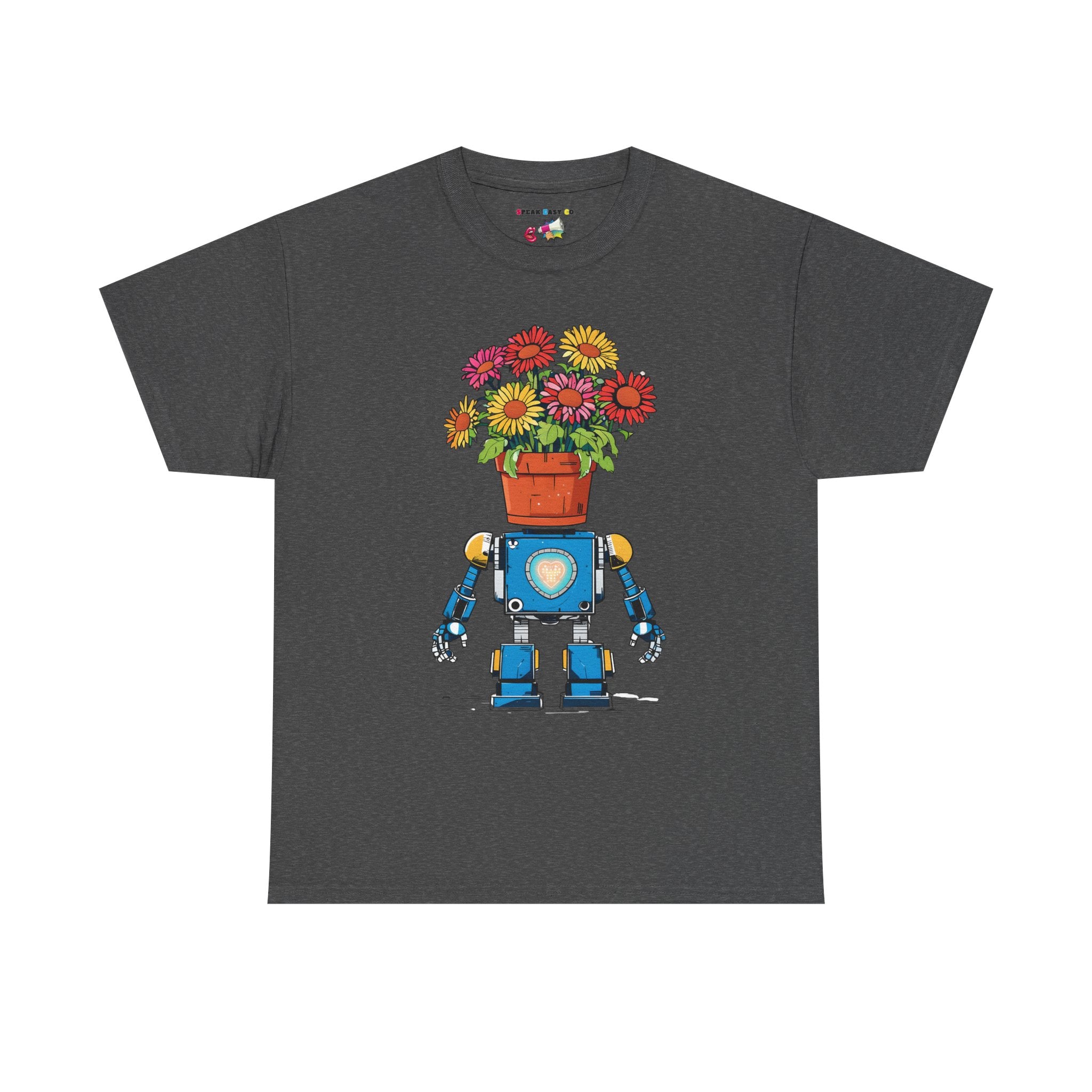 Robot Flower Power Tee
