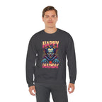 "Happy Deathday" Clown Crewneck Sweatshirt
