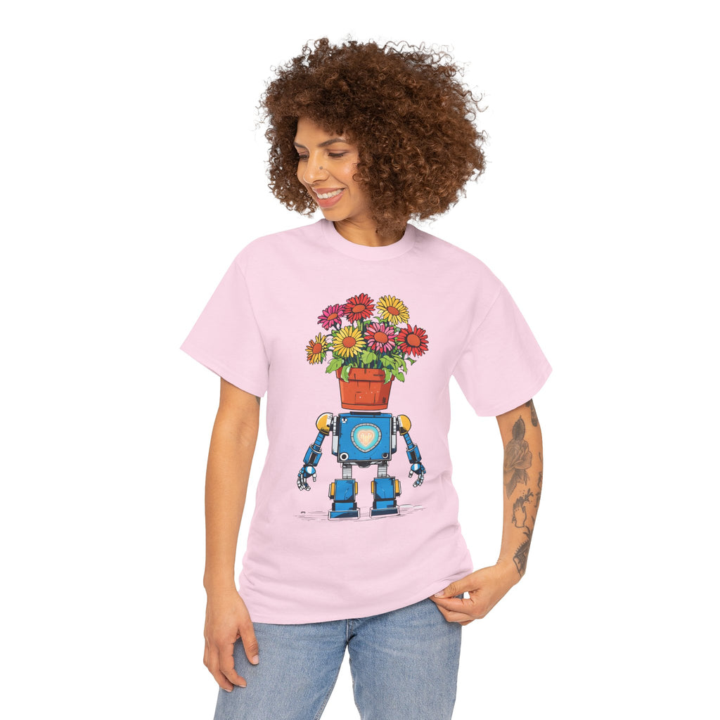 Robot Flower Power Tee