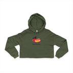 "Happy Hallo-Ween" Hotdog Costume Cropped Hoodie