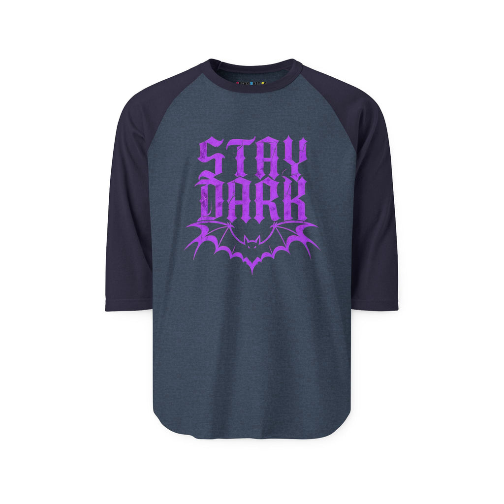 "Stay Dark" 3/4th Sleeve Raglan Shirt