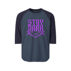 "Stay Dark" 3/4th Sleeve Raglan Shirt