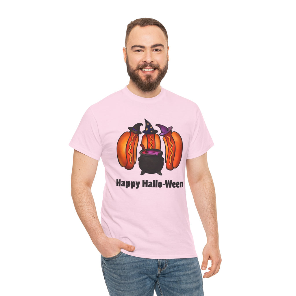 "Happy Hallo-Ween" Hotdog Witches Tee
