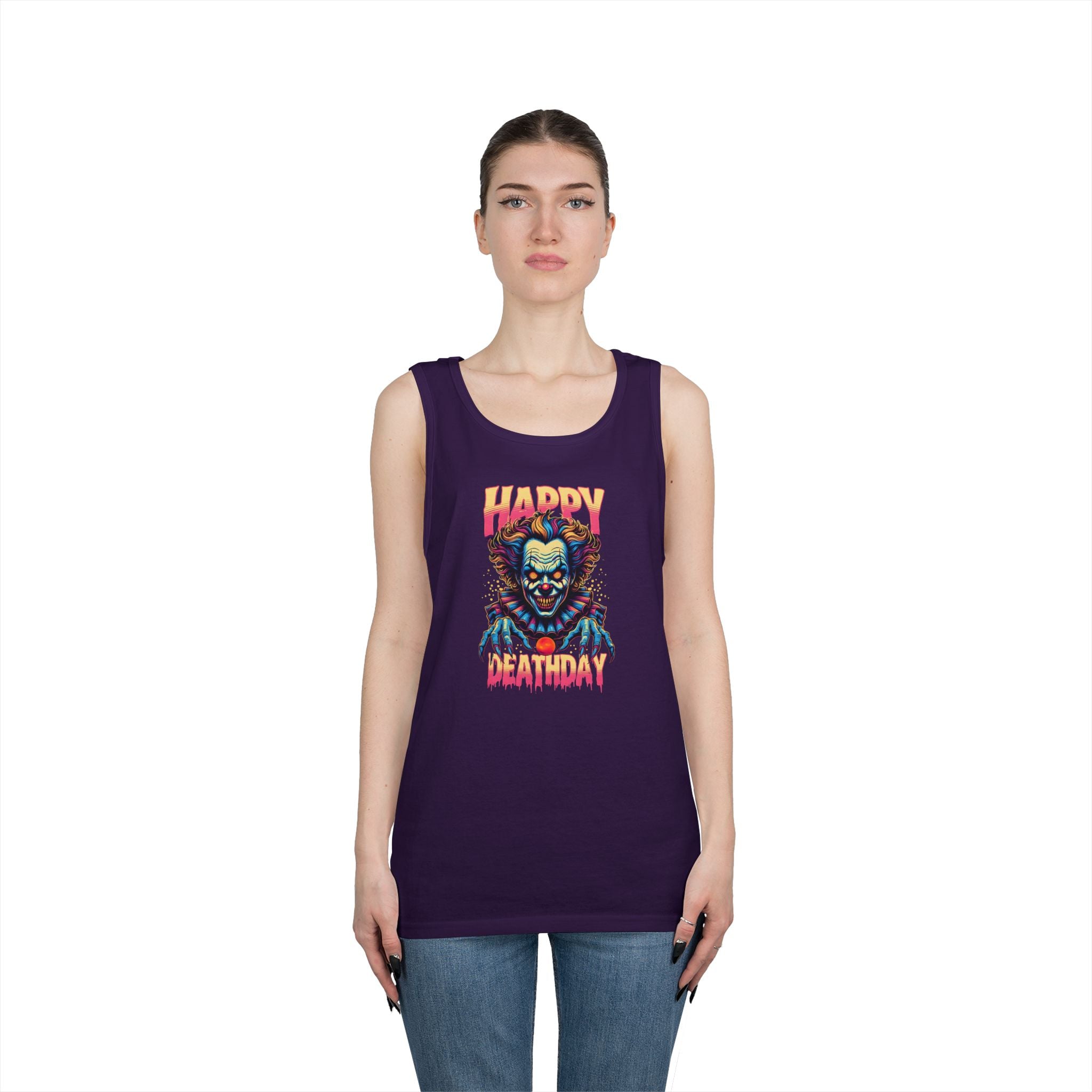 "Happy Deathday" Clown Tank