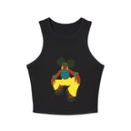 Afro Puffs Racer Tank