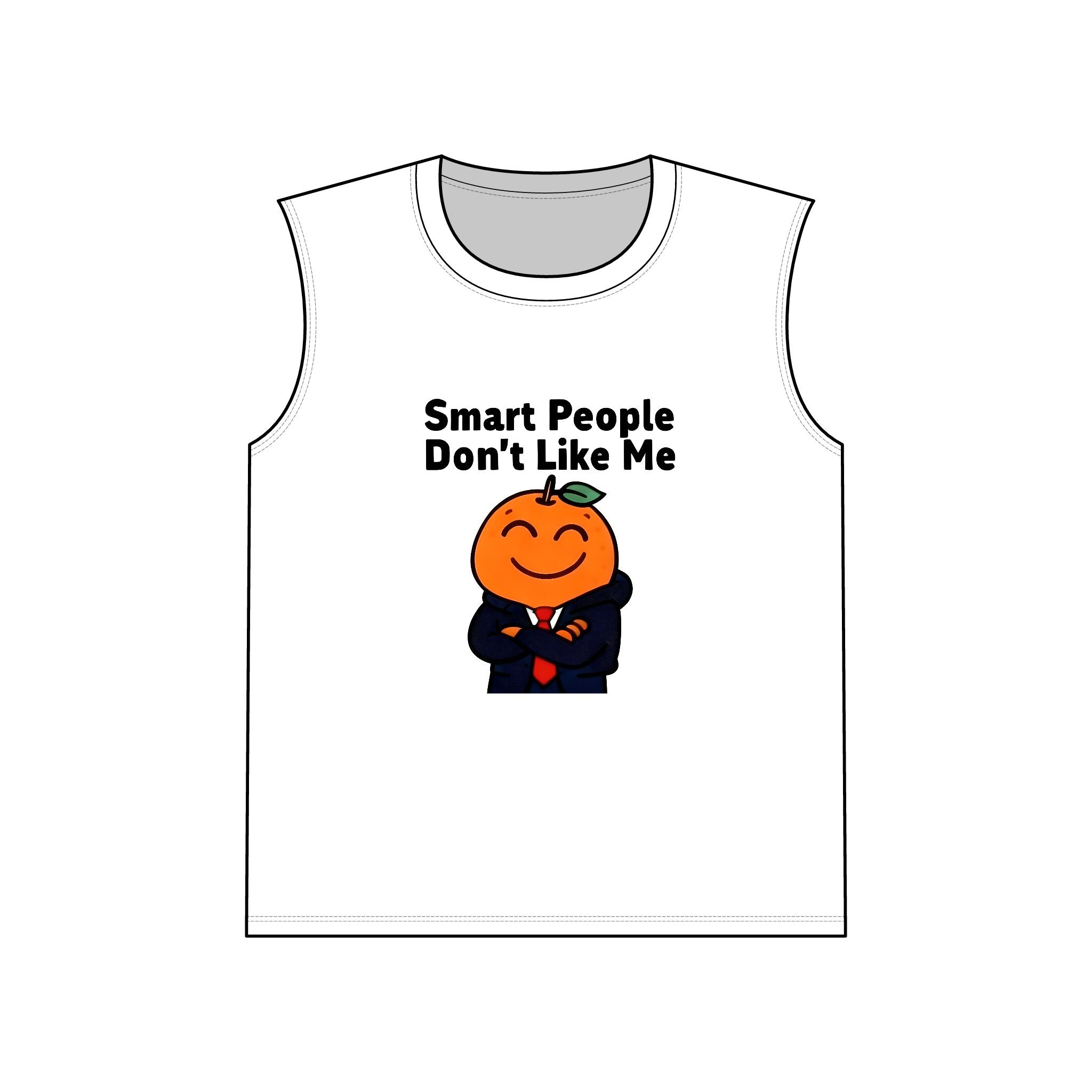 "Smart People Don’t Like Me" Muscle Tank