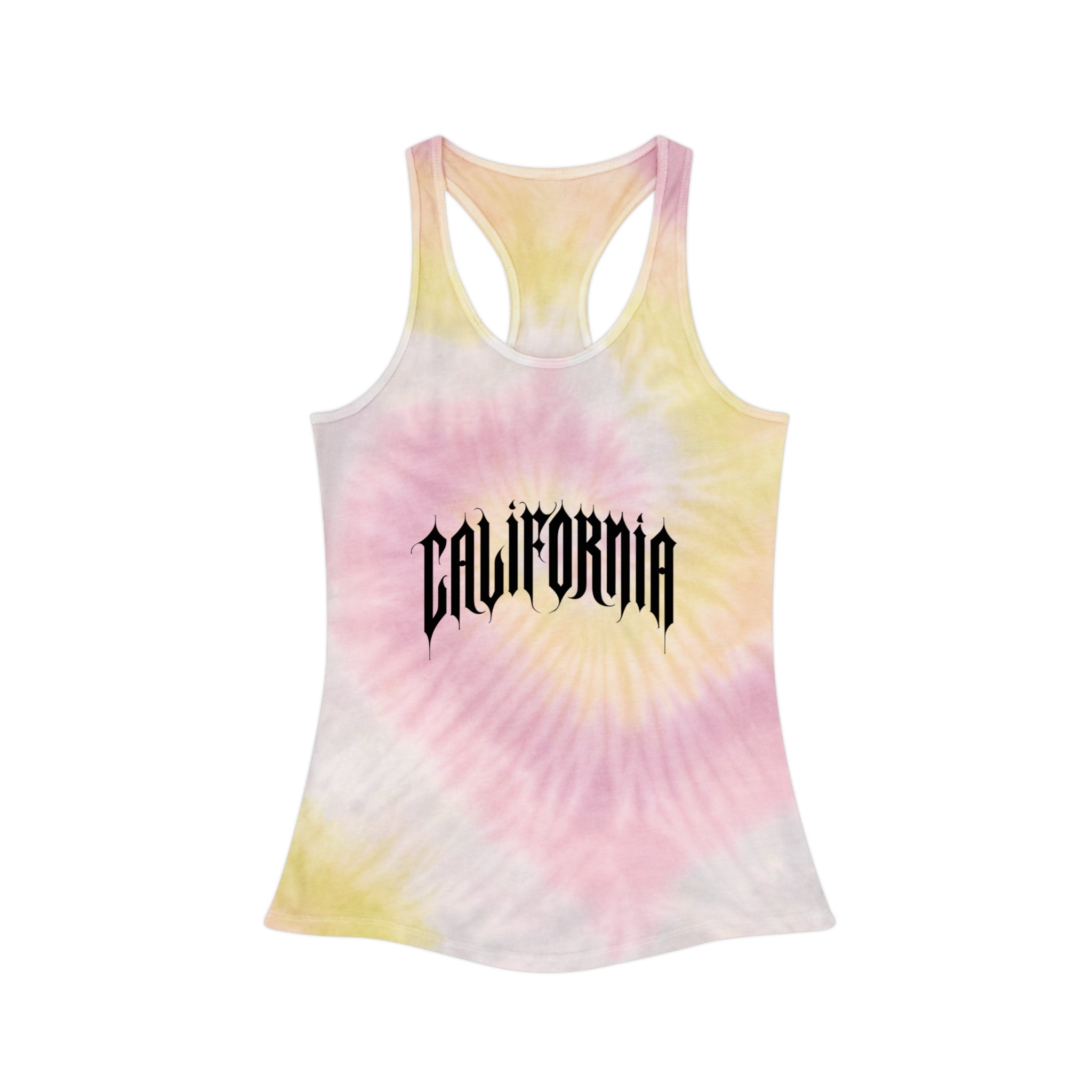 California Tie-Dye Racerback Tank