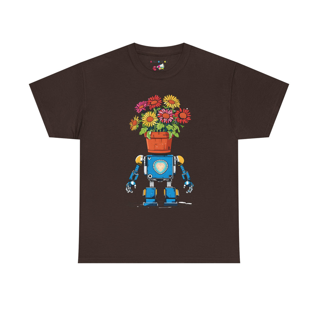 Robot Flower Power Tee